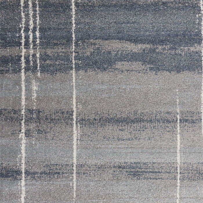 7' x 10' Polypropylene Area Rug - Blue