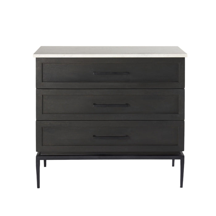 Updated Rustic Top Dresser - Dark / Light Marble