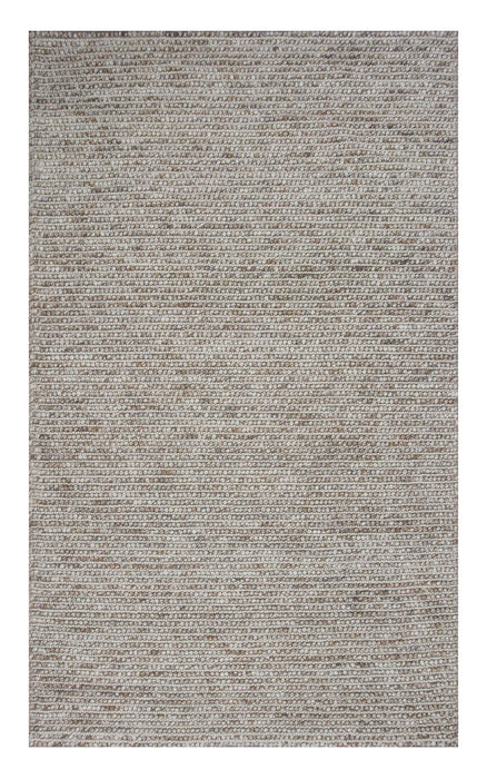 9' x 13' Hand Woven Knobby Loop Indoor Area Rug - Natural Beige