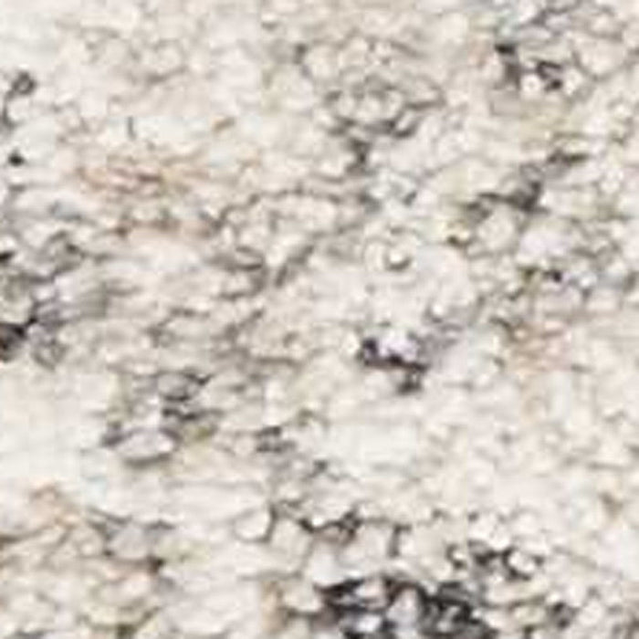 9' x 13' Machine Woven Distressed Floral Traditional Indoor Area Rug - Gray