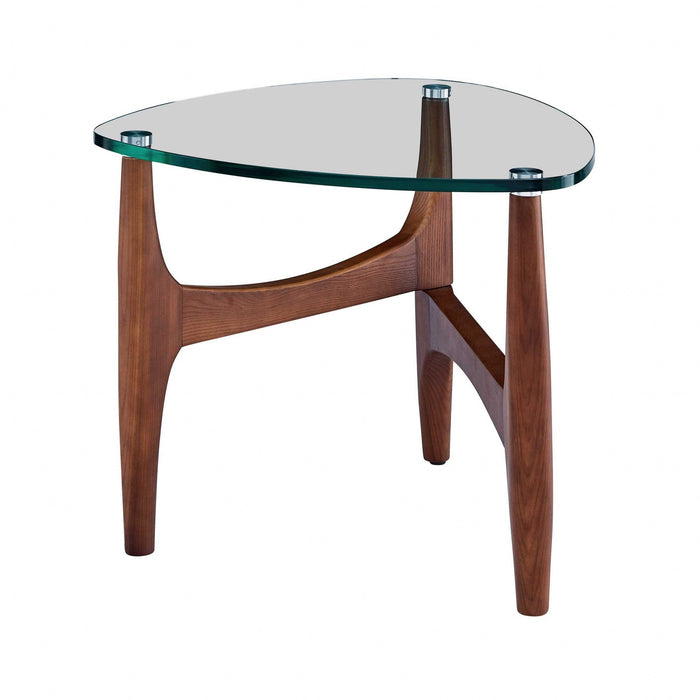Tempered Glass End Table - Clear