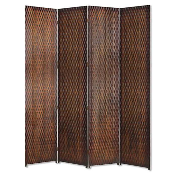 84" x 84" Wood Screen - Dark Brown
