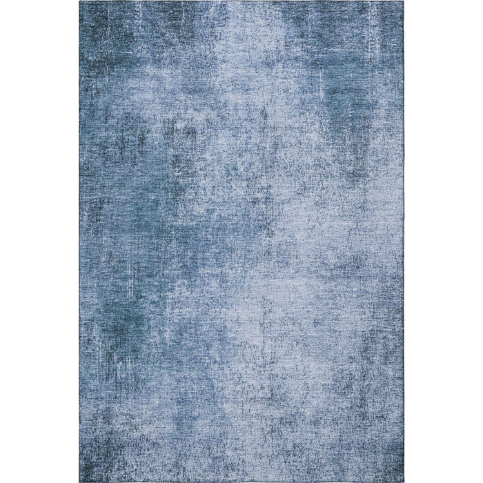 10' X 14' Abstract Washable Area Rug With UV Protection (707599) - Blue / Sky Blue