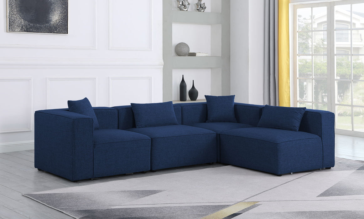 Cube - Linen 4 Piece Modular Corner Sectional