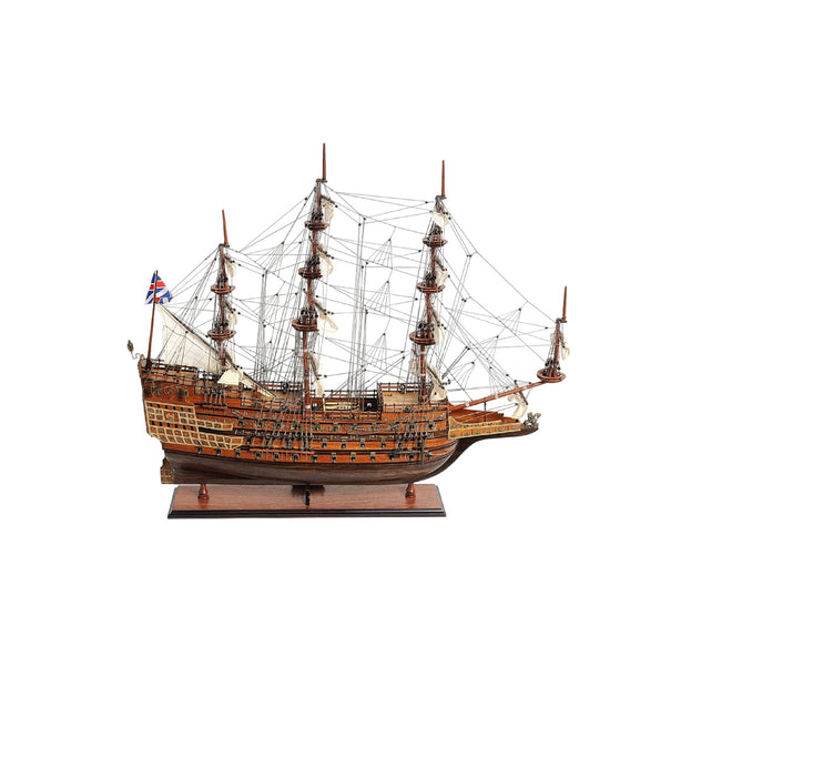 Hand Painted Boat (401925) - Brown