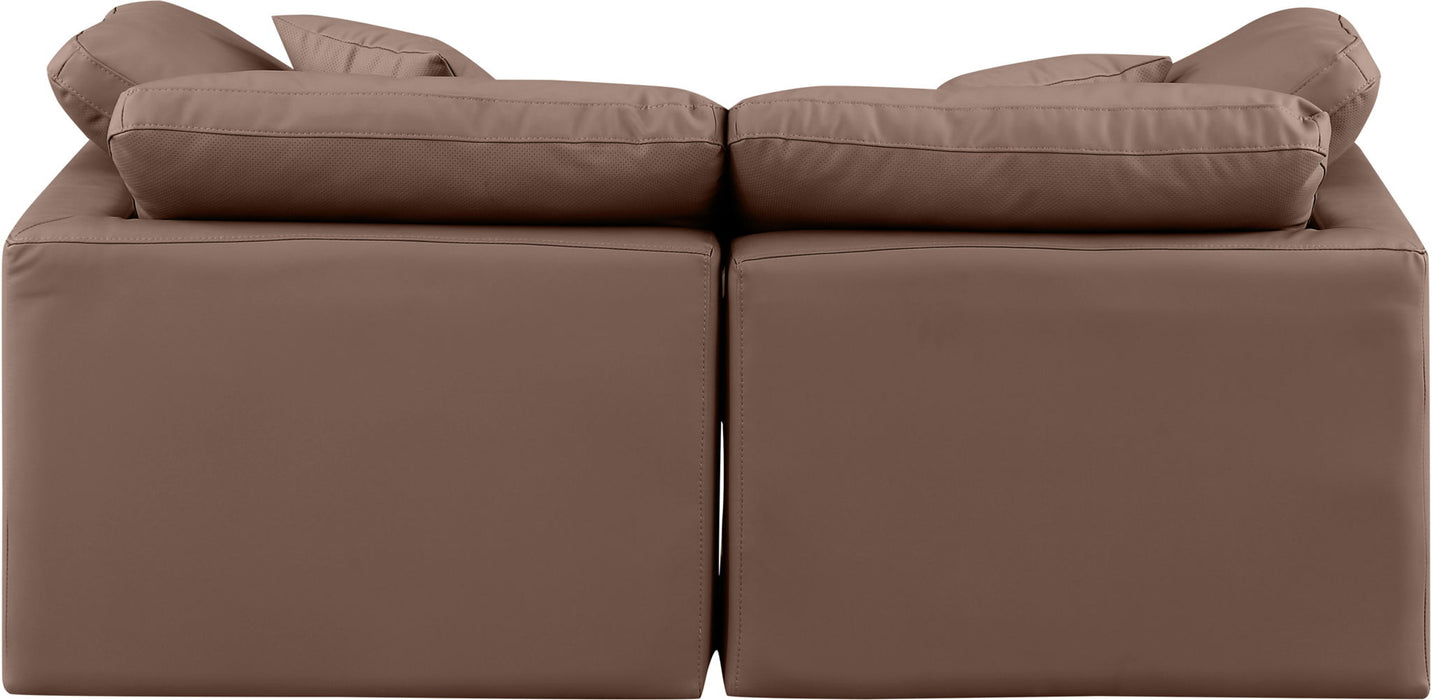 Indulge - Faux Leather 2 Seat Modular Sofa