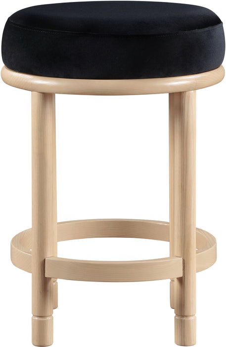 Monette - Counter Stool With Natural Base