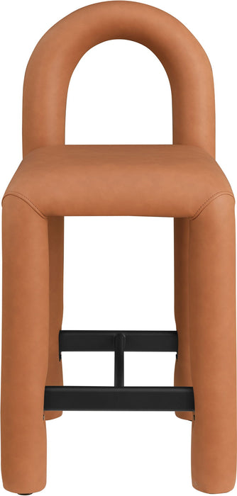 Amari - Faux Leather Stool