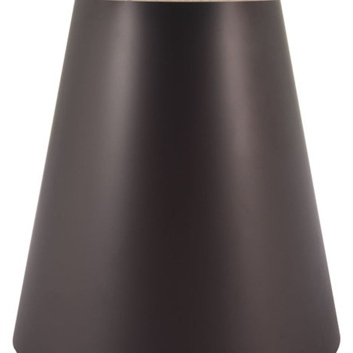 48" Steel Pedestal Base Round Top Dining Table - Beige