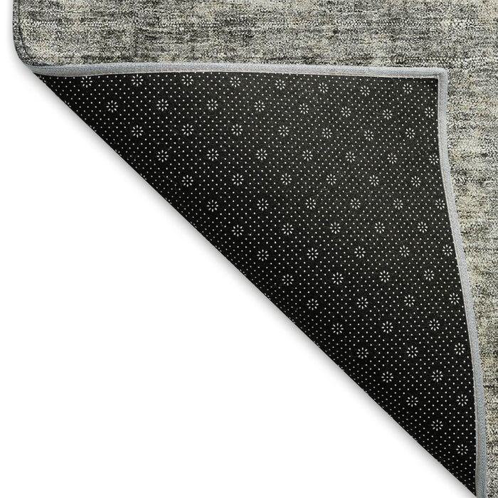 10' X 14' Abstract Washable Area Rug With UV Protection (674850) - Gray / Ivory