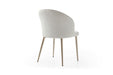 ESF 2107 side chair with wooden legs and upholstered seat, modern design perfect for dining or office spaces.