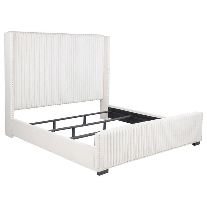 Natasha - Upholstered California King Bed - Cream