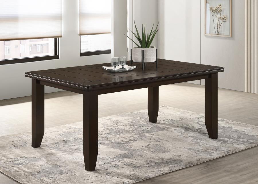 Dalila - Rectangular Wood Dining Table - Cappuccino