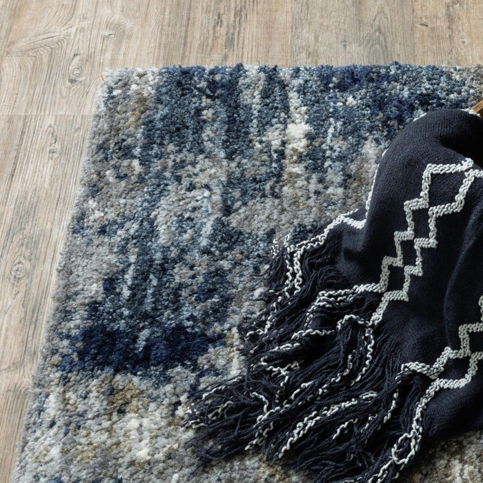 5' x 8' Gray Skies Area Rug - Gray And Blue