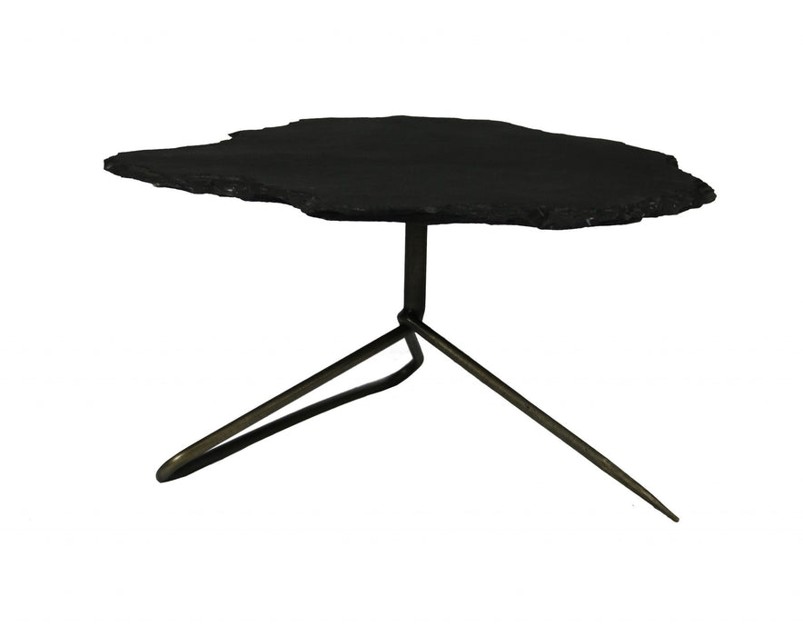 Live Edge Coffee Tables (Set of 2) - Black