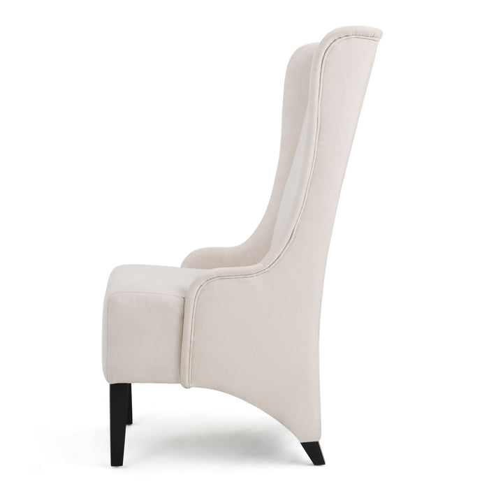 Alight - Upholstered Dining Chair With High Back And Birch Wood Legs (Set of 2)