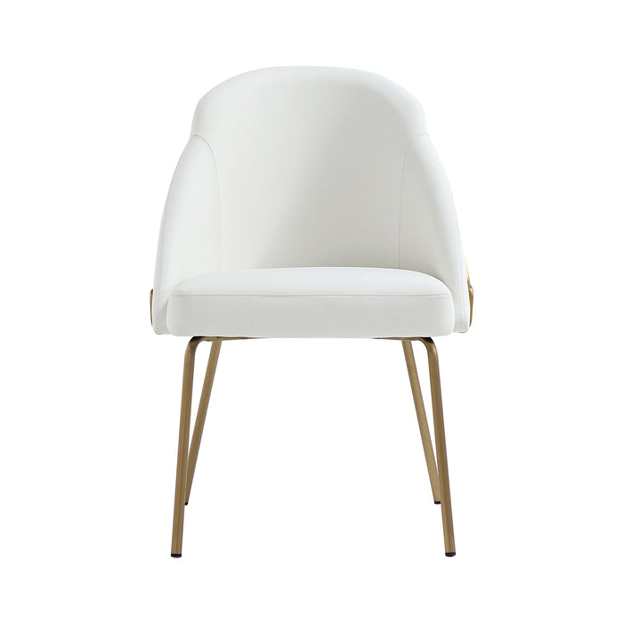 Manhattan Gracie - Dining Chair With Gold Legs