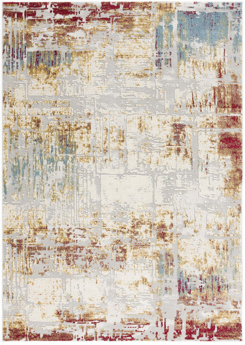 7.8' x 10.8' Abstract Area Rug - Beige