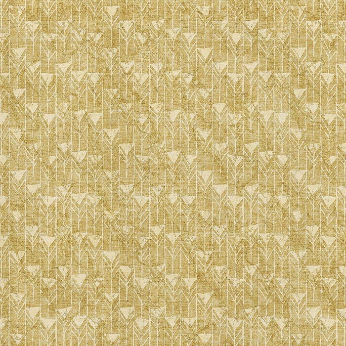 8' X 10' Geometric Washable Area Rug With UV Protection (647084) - Gold / Ivory