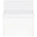 White high gloss Danbury 3-drawer makeup vanity with matching stool, modern furniture set by CoasterEveryday.