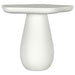 CoasterEveryday Perth 17-inch off-white side table with cloud-shaped top