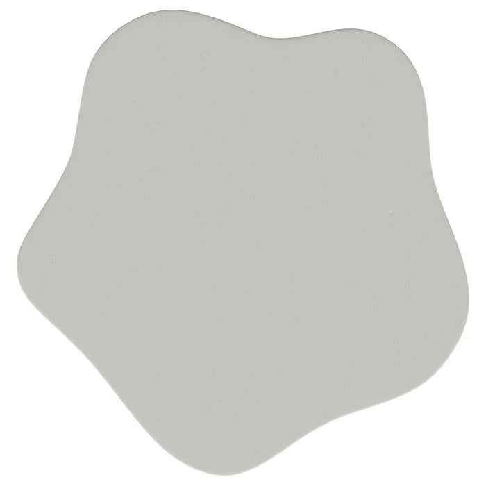 CoasterEveryday Perth 17-inch off-white side table with cloud-shaped top