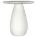 CoasterEveryday Perth 20-inch side table with cloud-shaped off-white top