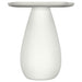 CoasterEveryday Perth 20-inch side table with cloud-shaped off-white top