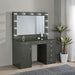 Acena grey high-gloss 7-drawer vanity set with lighting by CoasterEveryday