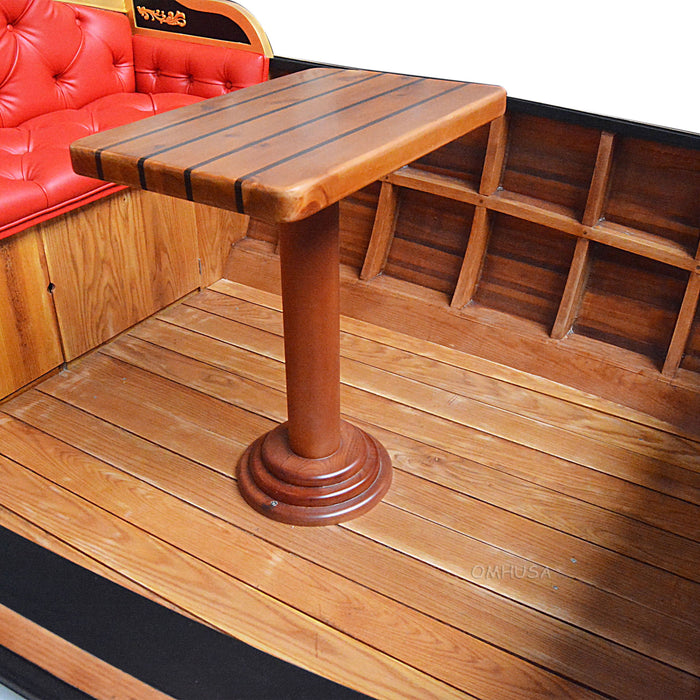 Hand Painted Model Boat (624622) - Light Brown