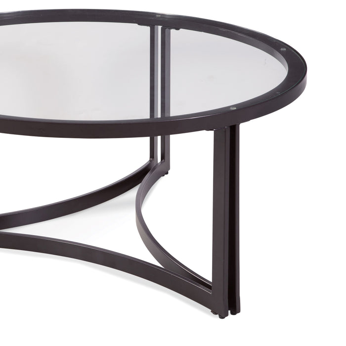 Trucco - Round Cocktail Table - Black