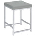 CoasterEssence Umbridge upholstered square padded cushion vanity stool in a contemporary design