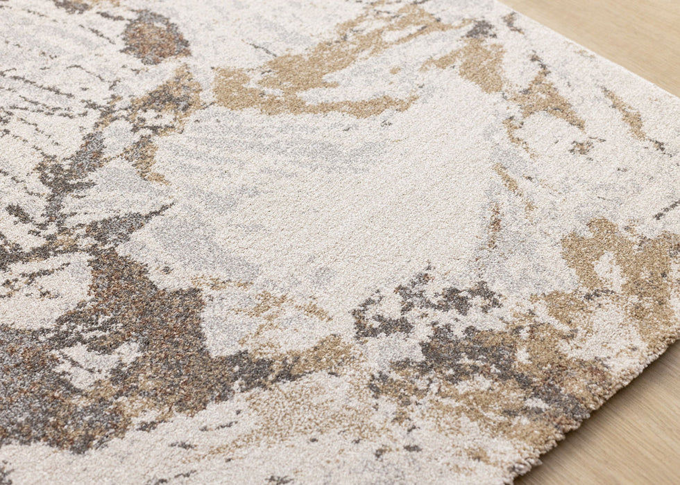 8' X 11' Abstract Area Rug (660045) - White / Gray