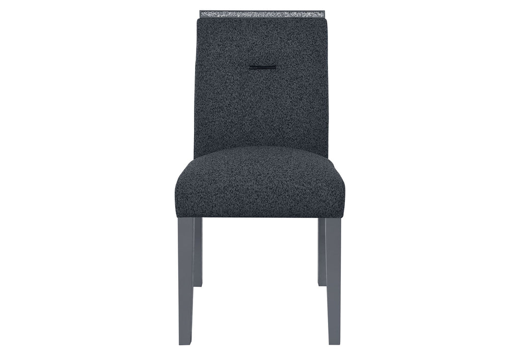 Monaco - 5 Piece Dining Room Set (Dining Table And Four Dining Chairs) - Dark Gray