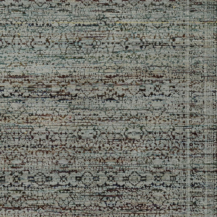 10' x 13.1' Oriental Power Loom Area Rug - Blue Green