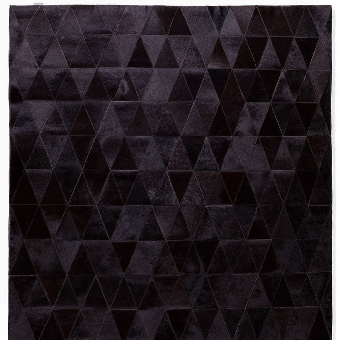 8' X 10' Cowhide Patchwork Area Rug (544498) - Black