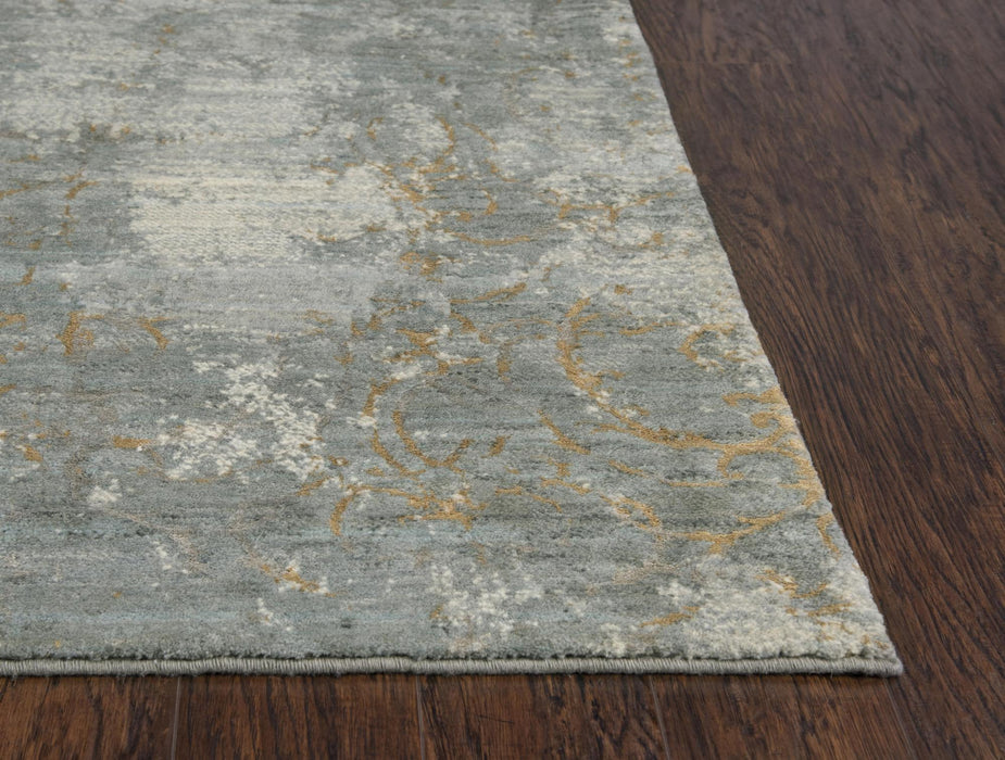 9' X 12' New Zealand Lambs Wool Trellis Hand Carved Handmade Area Rug (747582) - Gray / Light Gray / Beige / Ivory