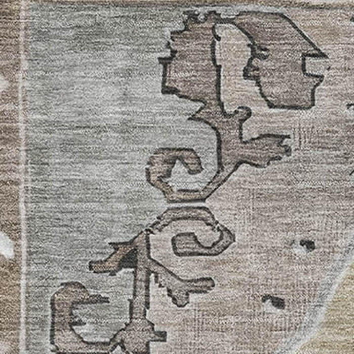 10' X 14' Oriental Washable Area Rug With UV Protection (699448) - Beige / Gray / Charcoal