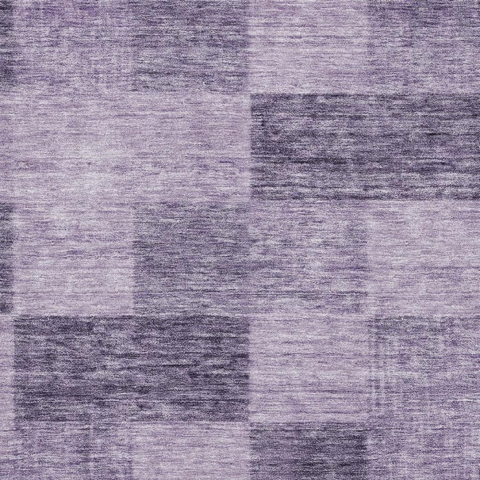 10' X 14' Geometric Washable Area Rug With UV Protection (686240) - Purple / Lavender