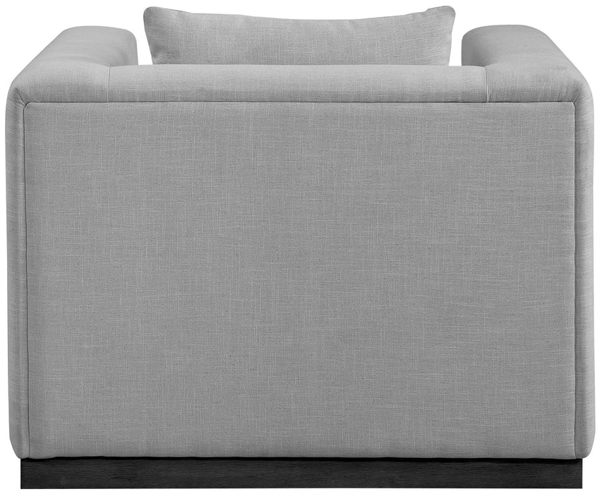 Alfie - Linen Textured Fabic Chair