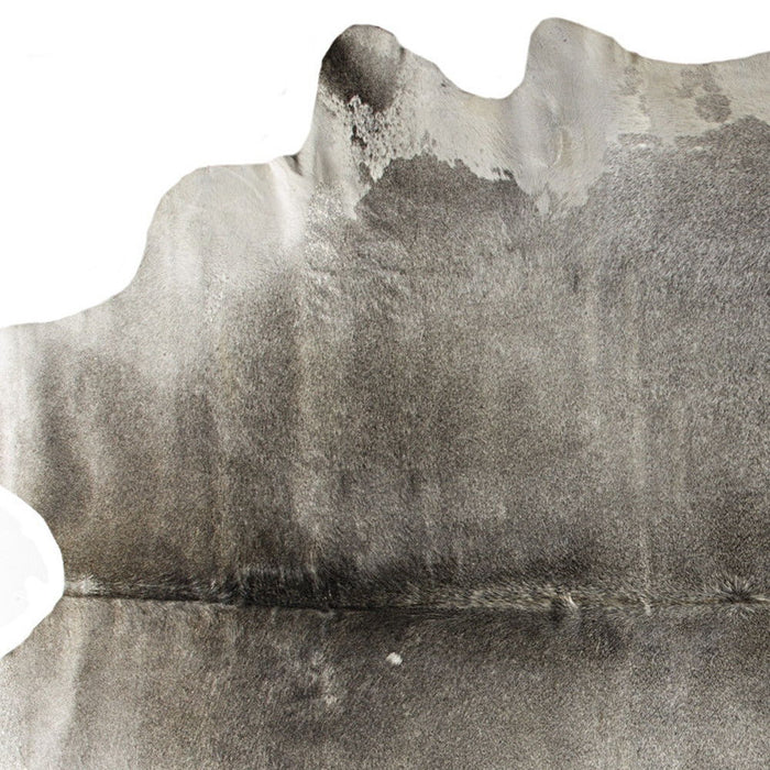 5' x 7' Cowhide Hand Knotted Area Rug - Gray And White