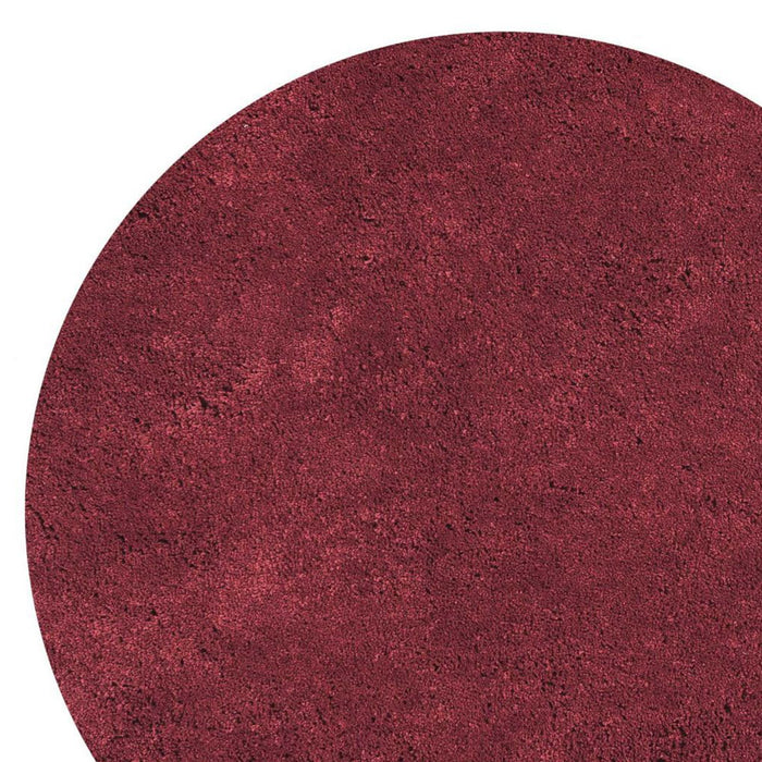 8' Round Indoor Shag Rug - Red