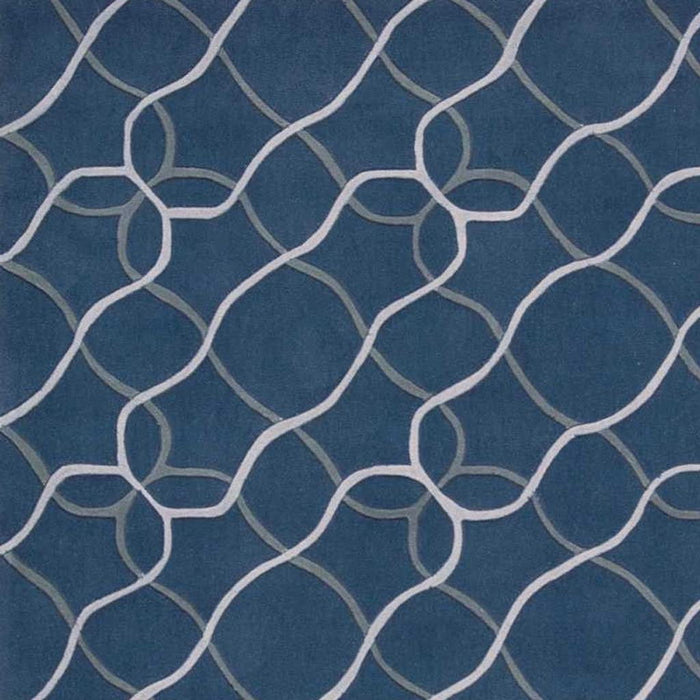 7' X 9' Contemporary Abstract Area Rug - Ivory