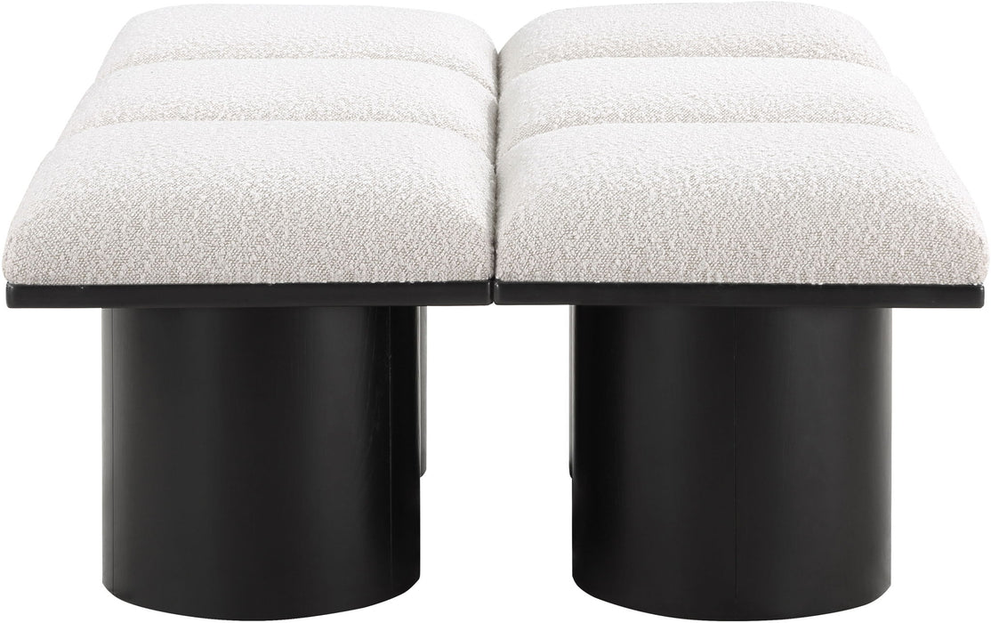 Pavilion - 6 Piece Modular Bench With Black Base