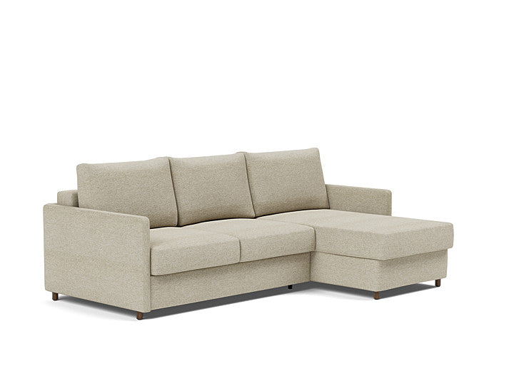 Innovation Living Neah Sofa Bed, Chaise Full Size With Slim Arms