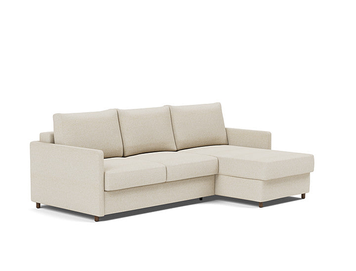 Innovation Living Neah Sofa Bed, Chaise Full Size With Slim Arms