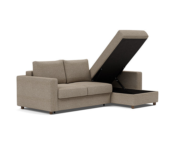 Innovation Living Neah Sofa Bed, Chaise Full Size With Standard Arms