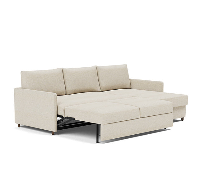 Innovation Living Neah Sofa Bed, Chaise Queen Size With Slim Arms