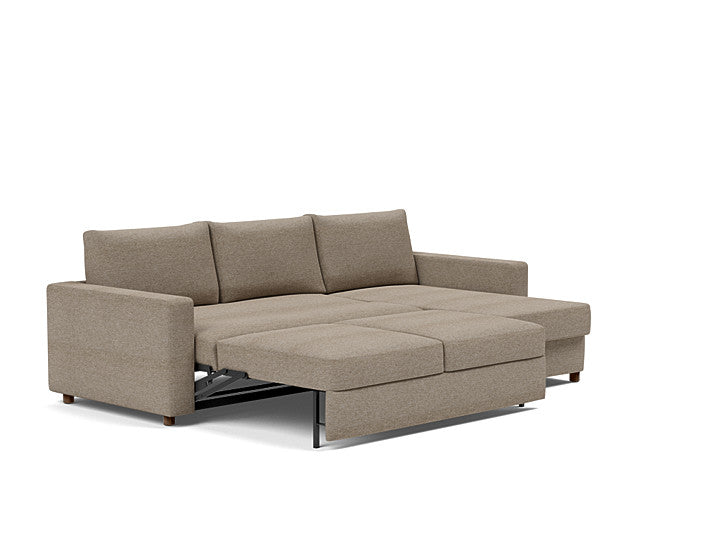 Innovation Living Neah Sofa Bed, Chaise Queen Size With Standard Arms