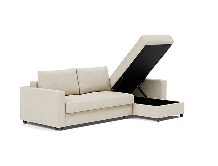 Innovation Living Neah Sofa Bed, Chaise Queen Size With Standard Arms